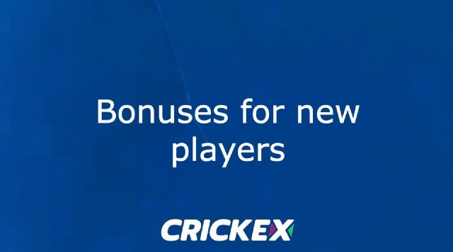 Bonuses for new players on the Crickex online platform